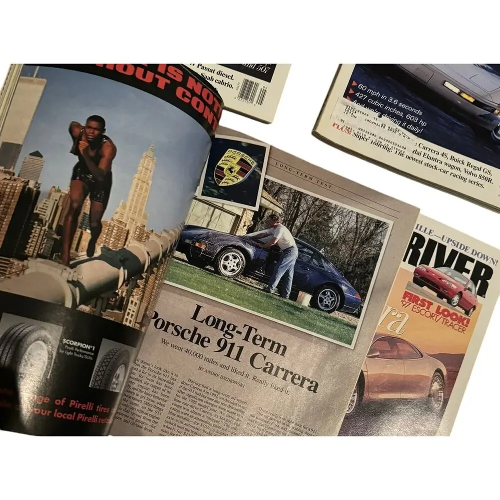Car and Driver‎ Magazine VTG 1996 February May June July Corvette Cobra Lexus
